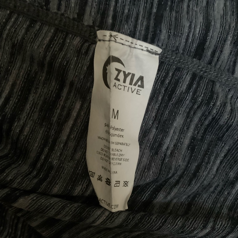 Zyia Charcoal Split Back Long Sleeve T - Picture 8 of 8